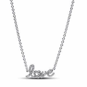שרשרת כסף מנצנצת LOVE