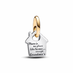 תליון כסף וציפוי זהב Grandmas House