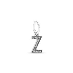 תליון כסף וזרקונים Z