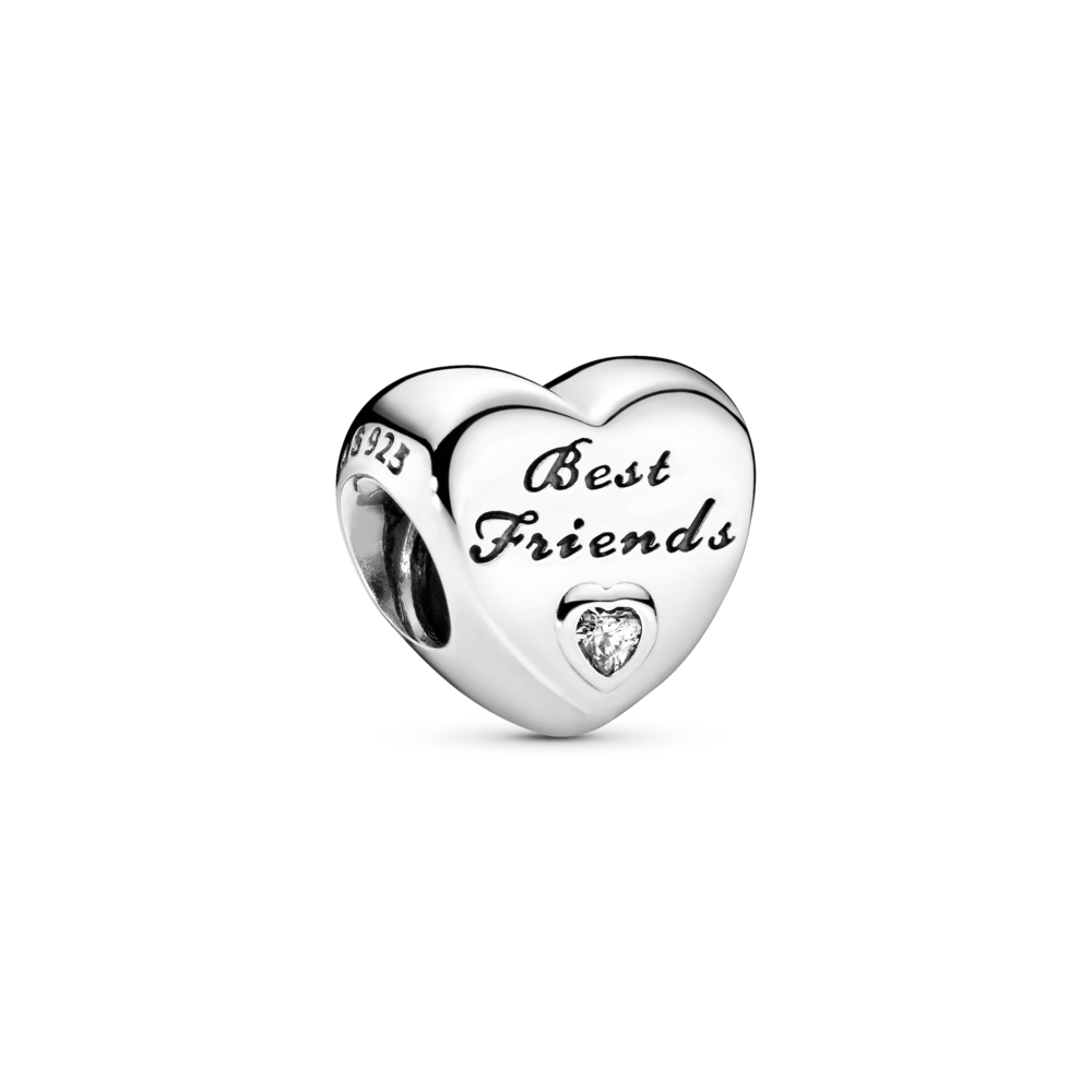 צארמ כסף לב Friendship Heart