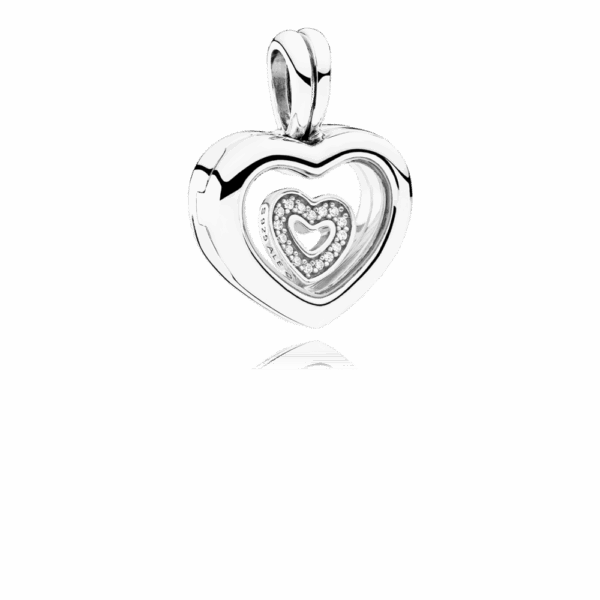 PANDORA LOCKET תליון לב נפתח קטן