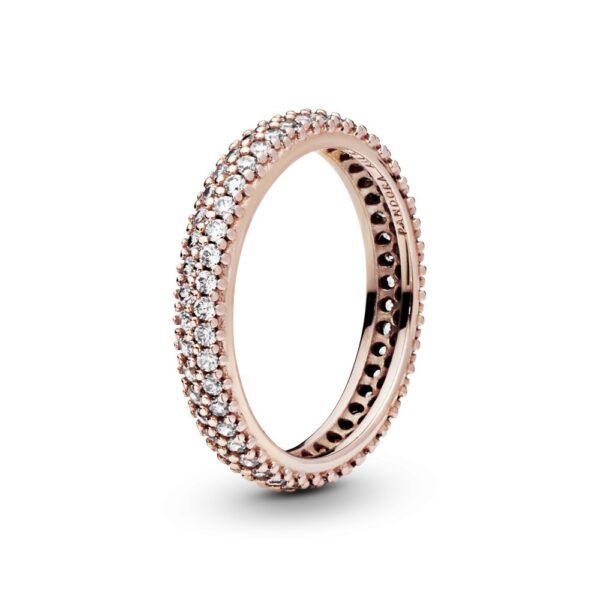 PANDORA Rose ring with clear cubic zirconia