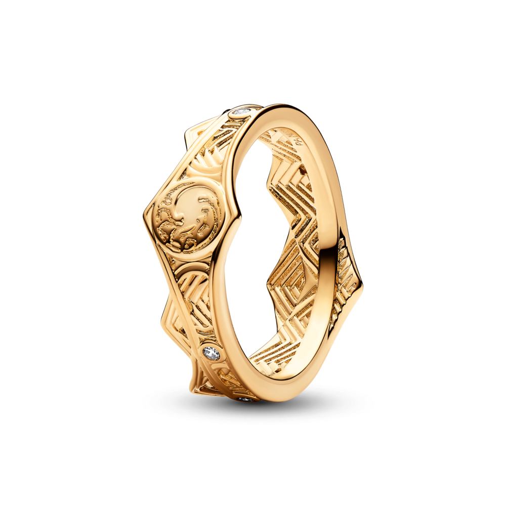 טבעת ציפוי זהב Dragon Crown משחקי הכס