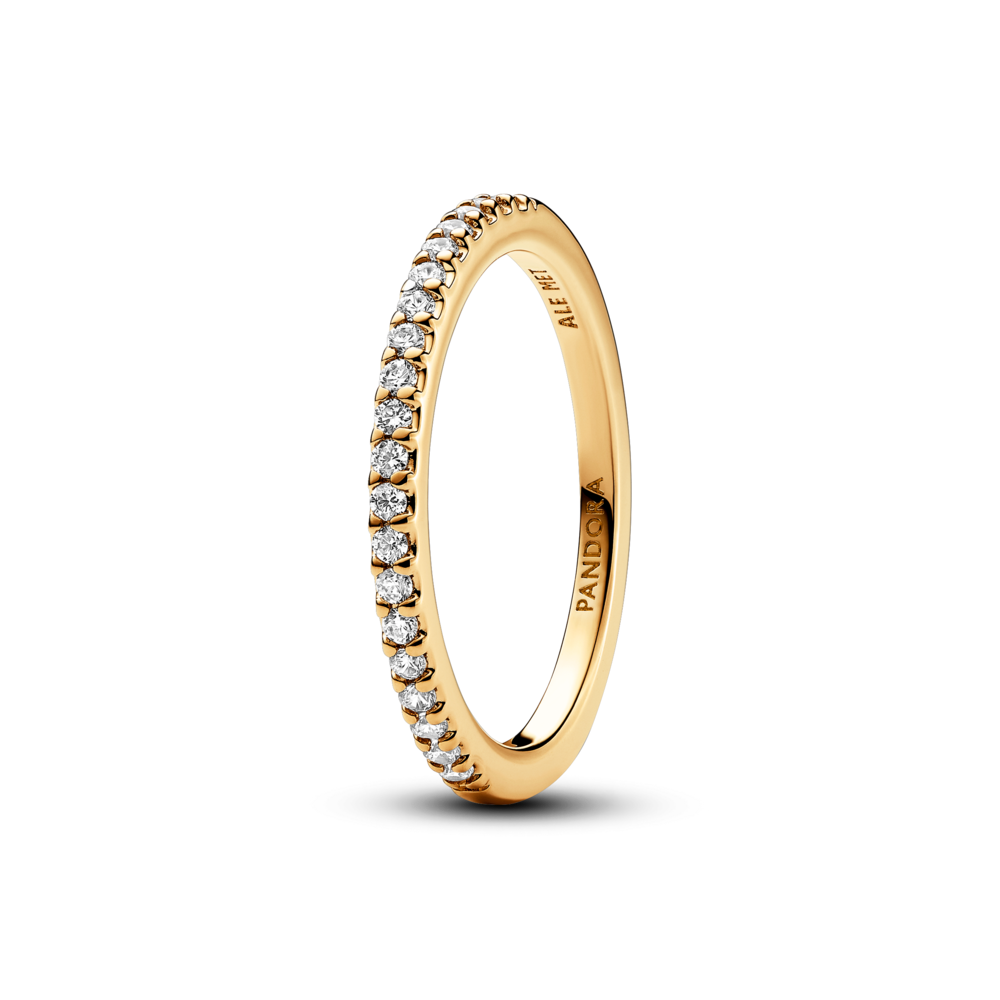 טבעת ציפוי זהב ספרקלינג פאווה