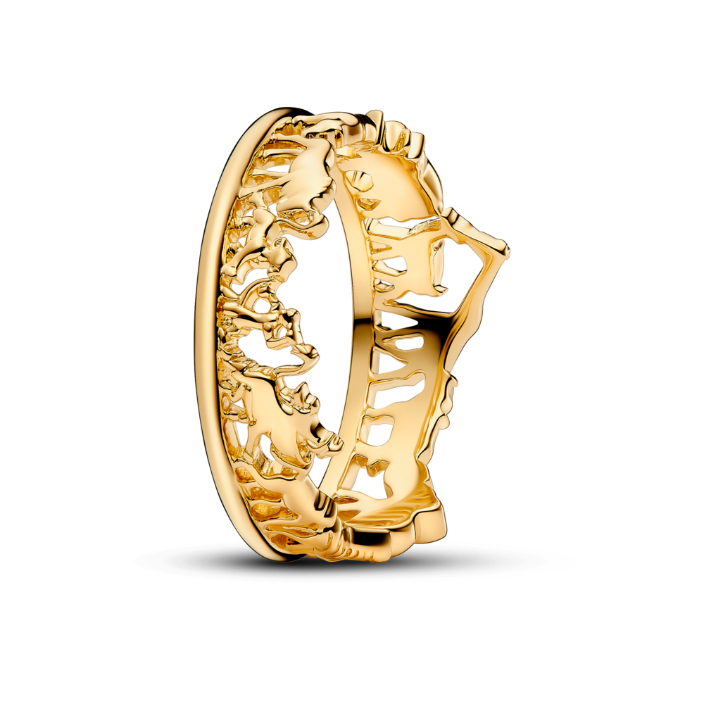טבעת ציפוי זהב מלך האריות