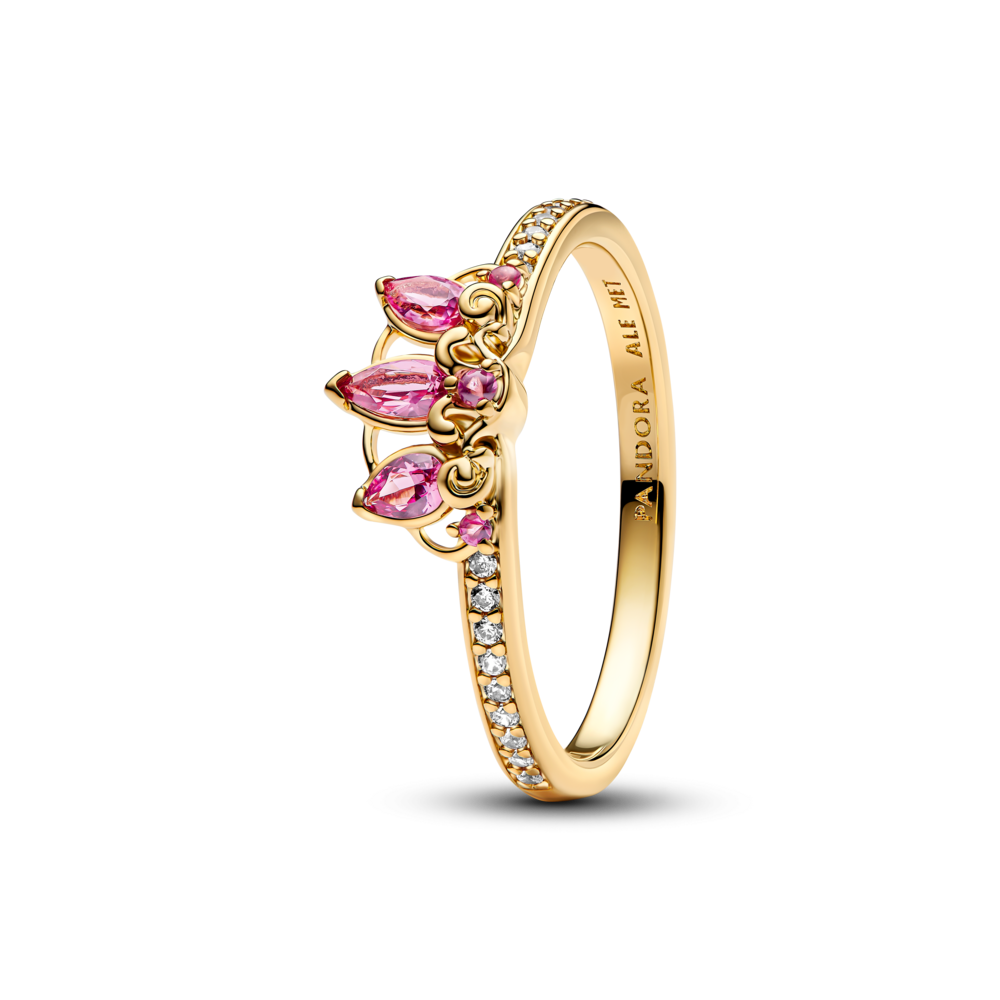 טבעת ציפוי זהב רפונזל דיסני