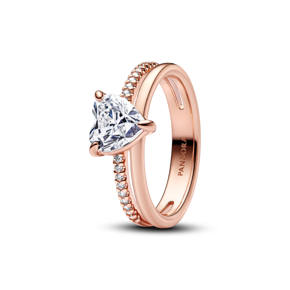 טבעת כפולה רוז לאב איט