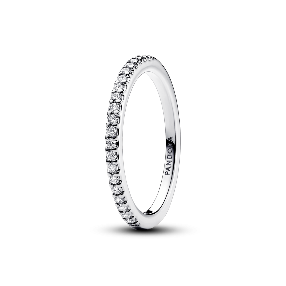 טבעת כסף ספרקלינג פאווה