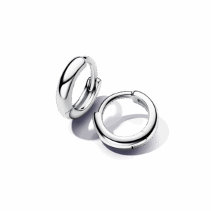 עגילי חישוק מיני קלאסיק כסף