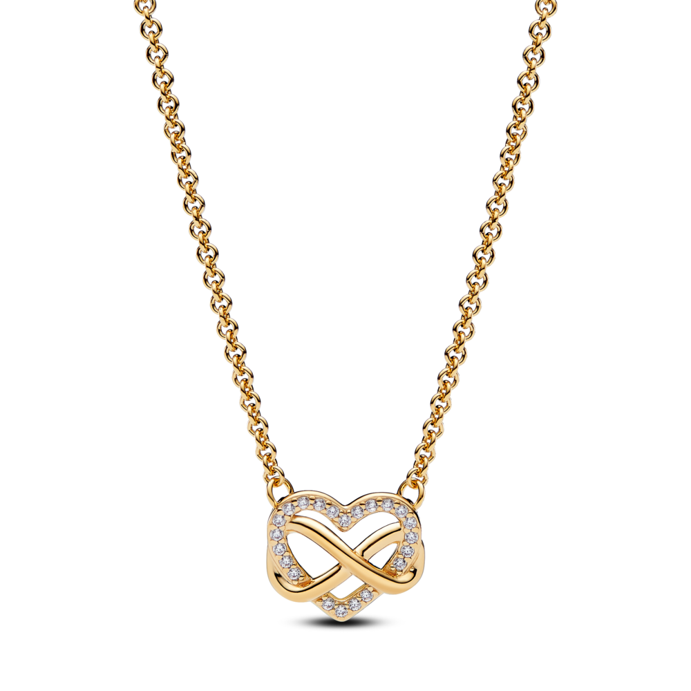 שרשרת ציפוי זהב אינפיניטי לאב