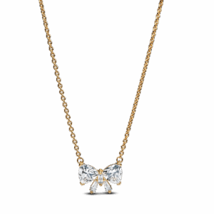 שרשרת ציפוי זהב עיטור פפיון