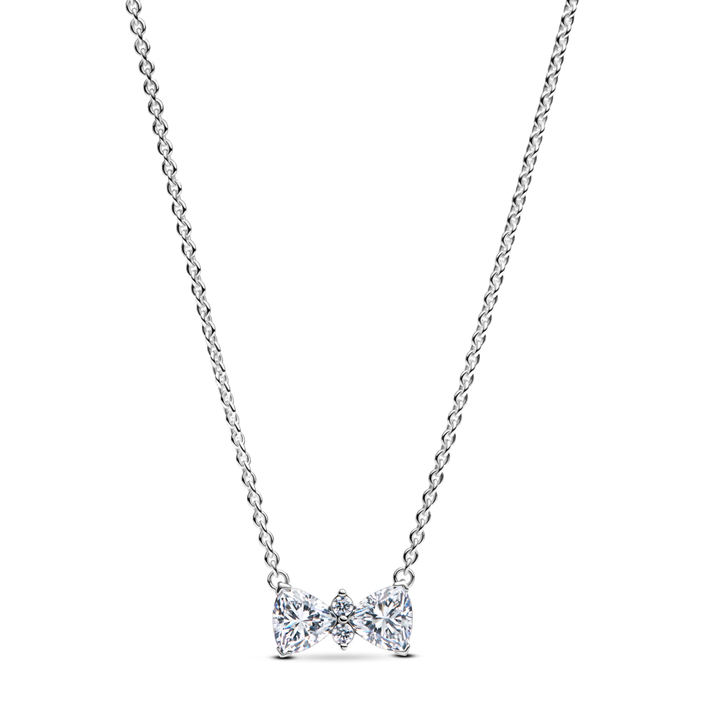 שרשרת כסף פפיון נוצץ