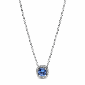 שרשרת כסף אבן כחולה