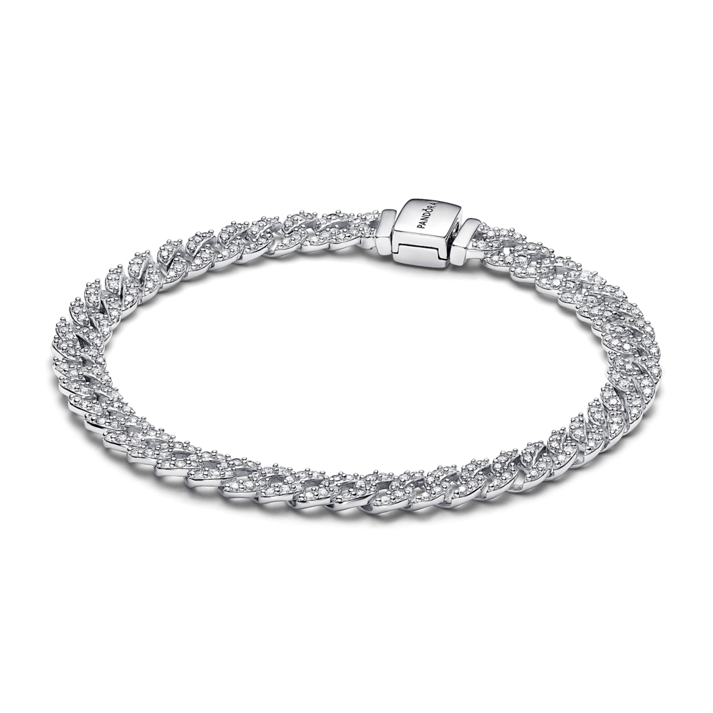 צמיד כסף פאווה חוליות עבות