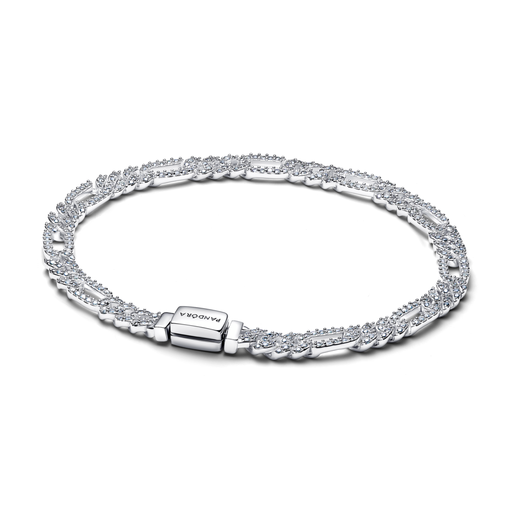 צמיד כסף פאווה חוליות אליפסה עבות