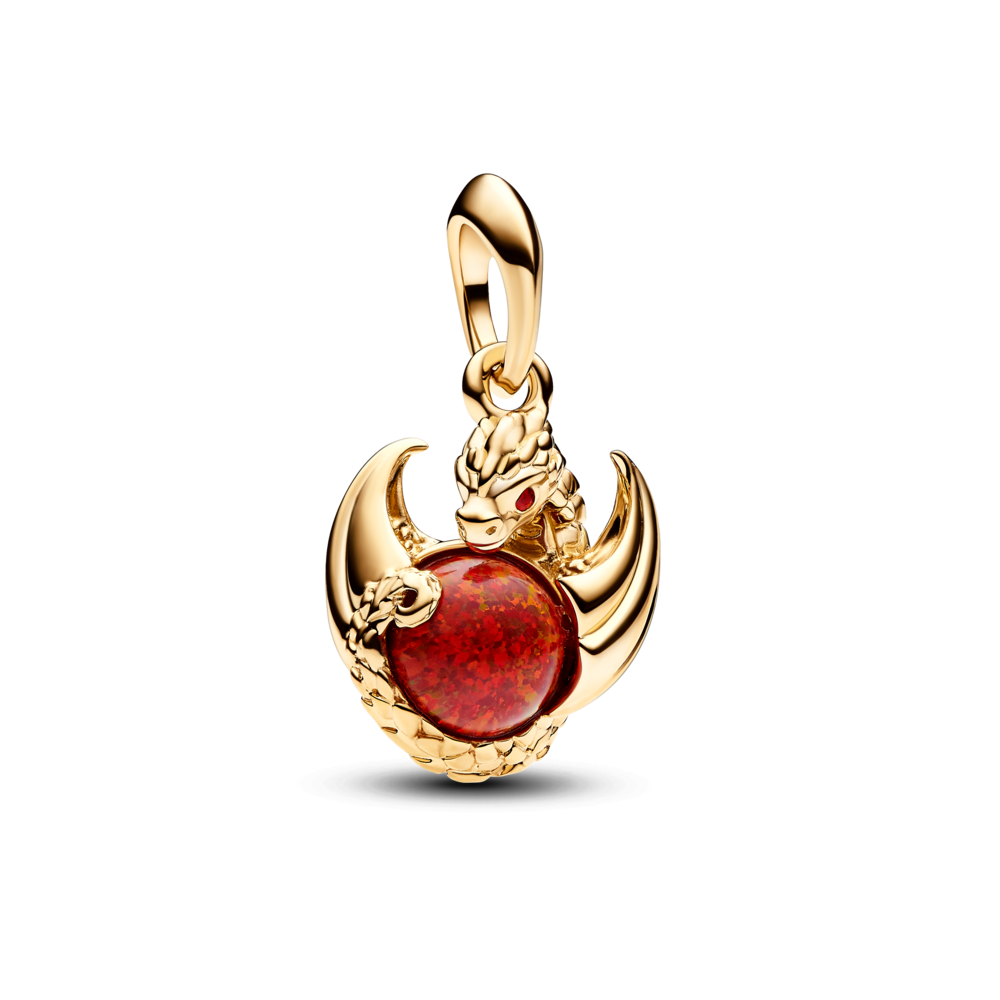 תליון ציפוי זהב Dragon Fire משחקי הכס