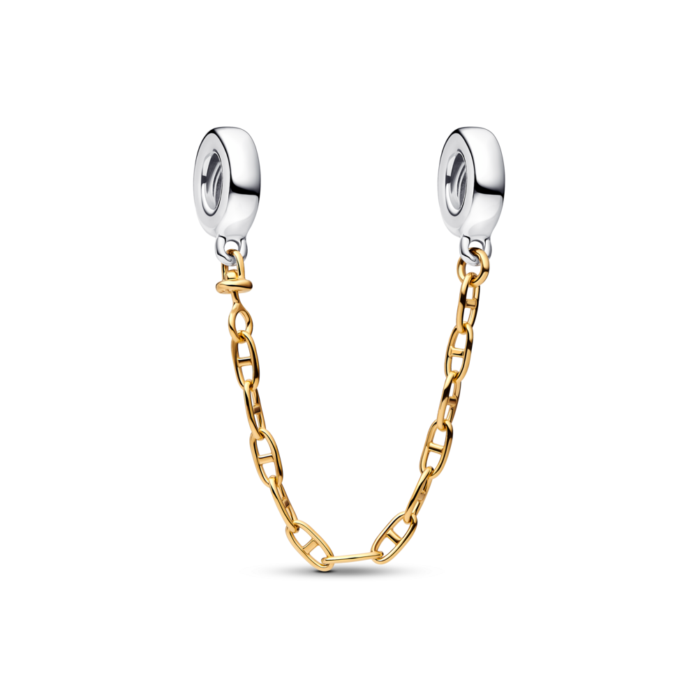 שרשרת ביטחון כסף וציפוי זהב