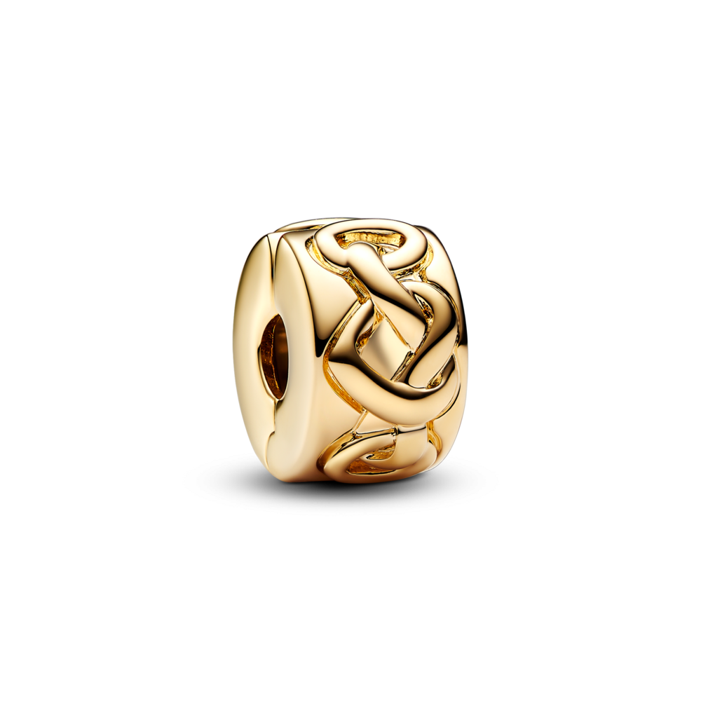 קליפס ציפוי זהב קשר הלב