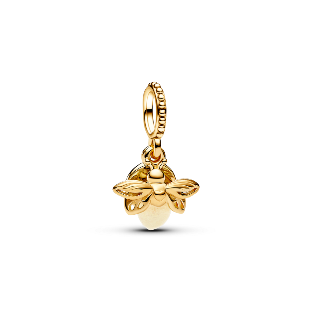 תליון ציפוי זהב גחלילית זוהרת