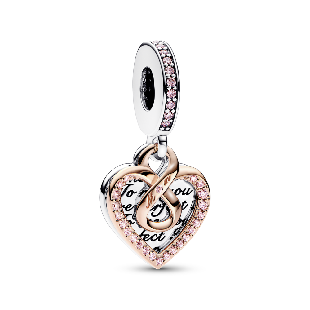 תליון כסף ורוז אינפיניטי פרפקט מאם