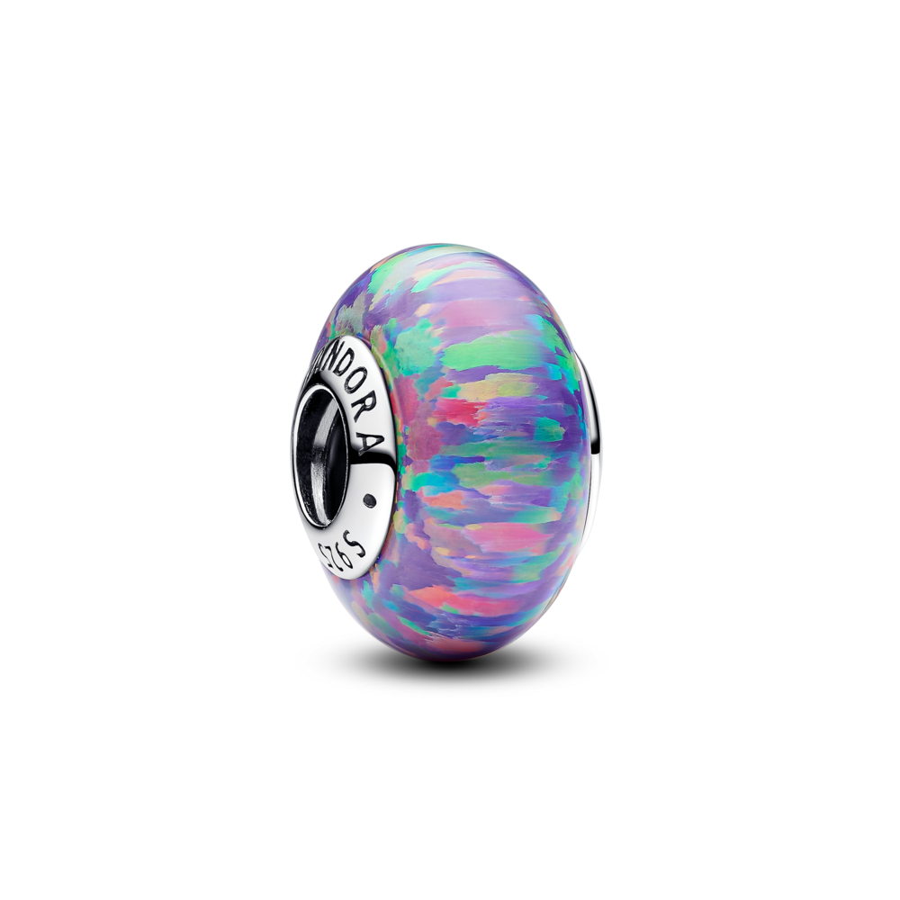 צארמ כסף אבן אופל צבעונית