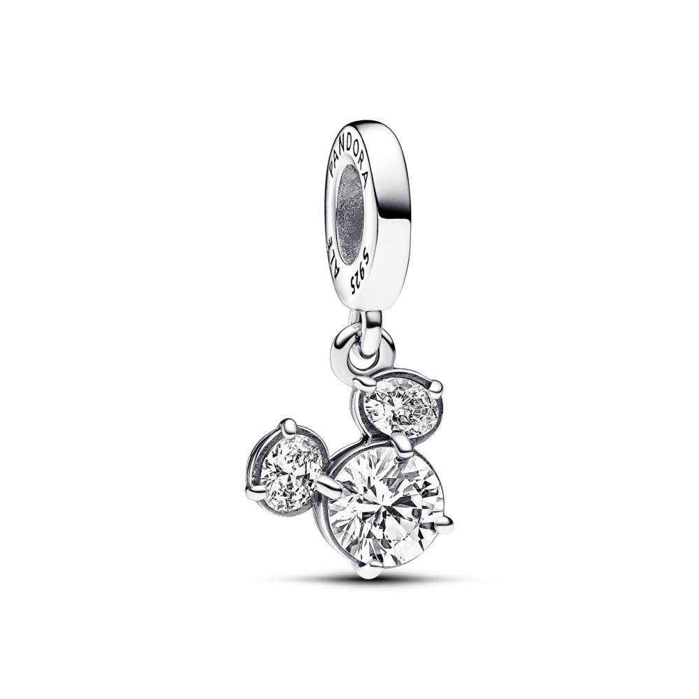 תליון כסף ספרקלינג מיקי מאוס