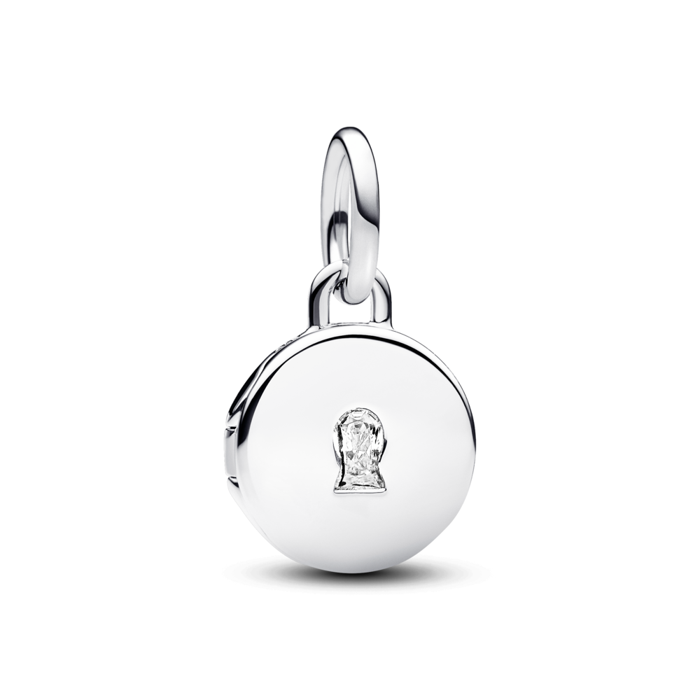 תליון כסף מנעול נפתח ניתן לחריטה