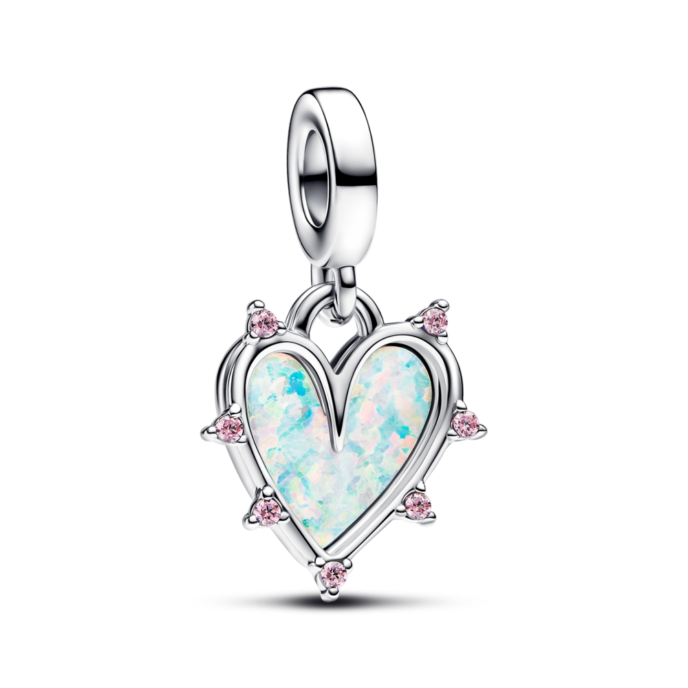 תליון כסף לב אופל Friends