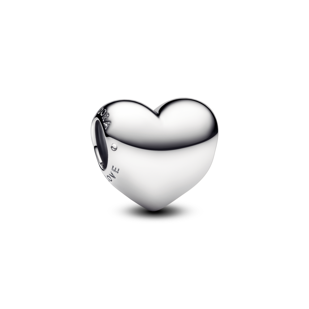 צארמ כסף לב בינוני ניתן לחריטה