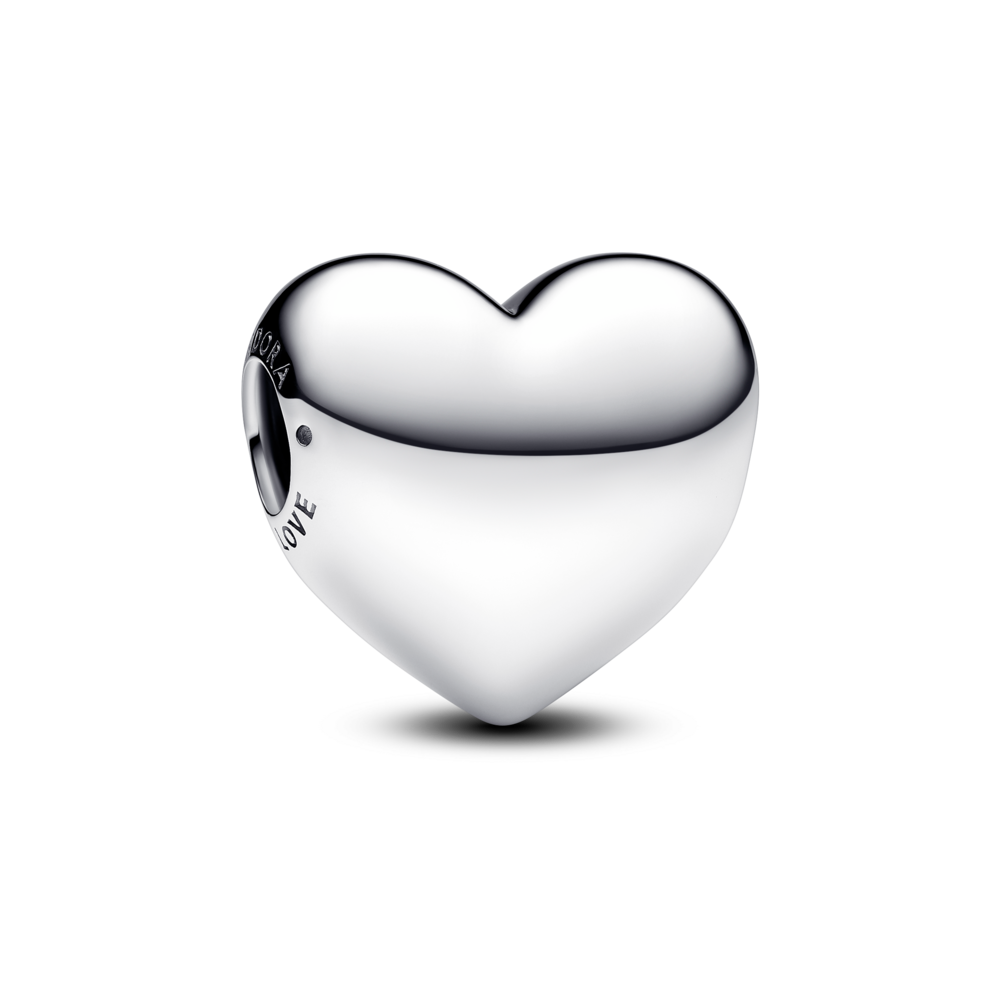 צארמ כסף לב גדול ניתן לחריטה