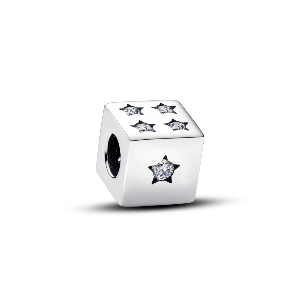 צארמ כסף קוביית מזל