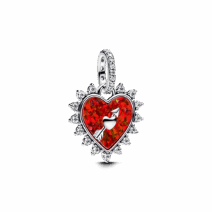 תליון כסף הארט חץ מסתובב