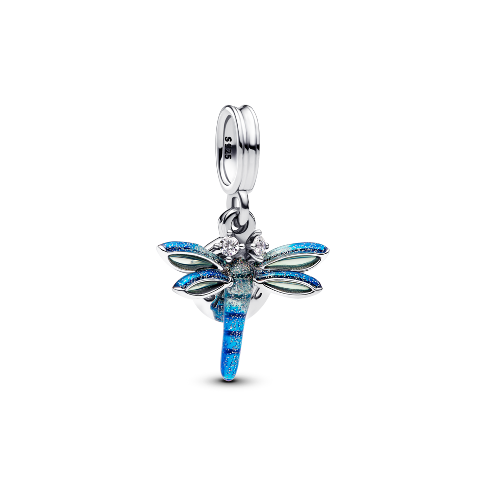 תליון כסף שפרירית אמייל כחול