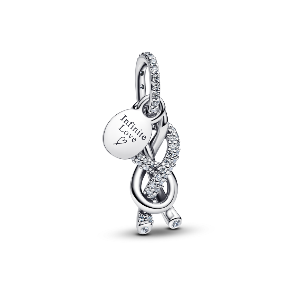 תליון כסף פאווה אינפיניטי לאב