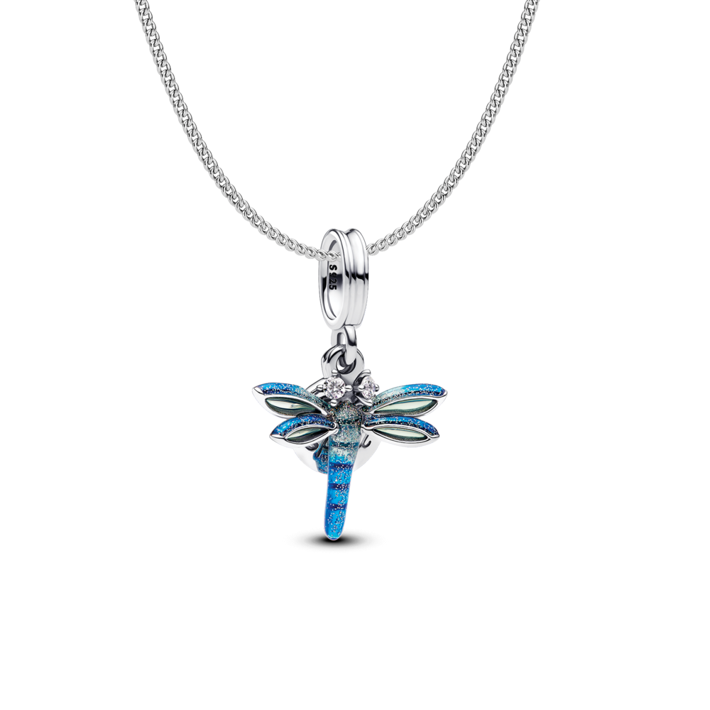 סט כסף שרשרת ותליון שפרירית