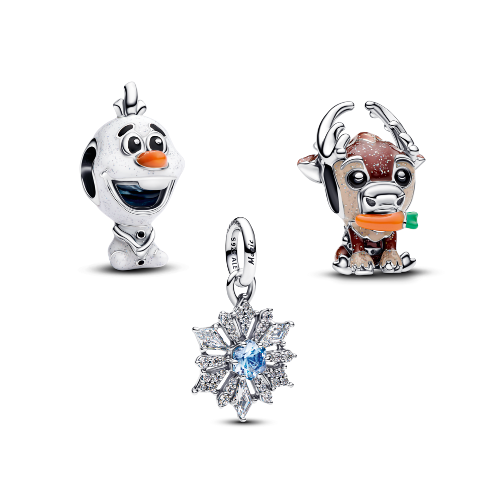 סט דיסני שלישיית צארמס פרוזן